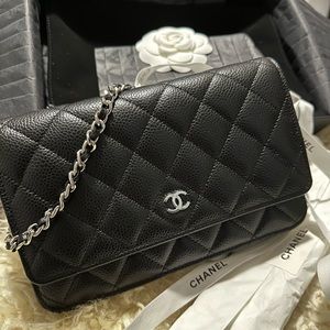 Chanel Wallet on Chain with Silver hardware